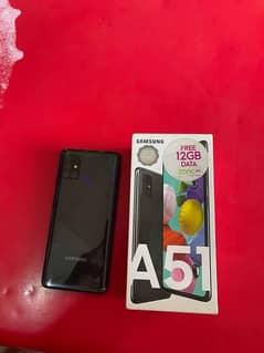 Samsung a51 panel + back change with box afficial pta aproved 6/128 gb