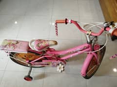 pink Barbie cycle