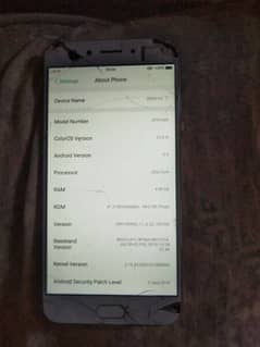 oppo f3 4/64 condition rough had only set