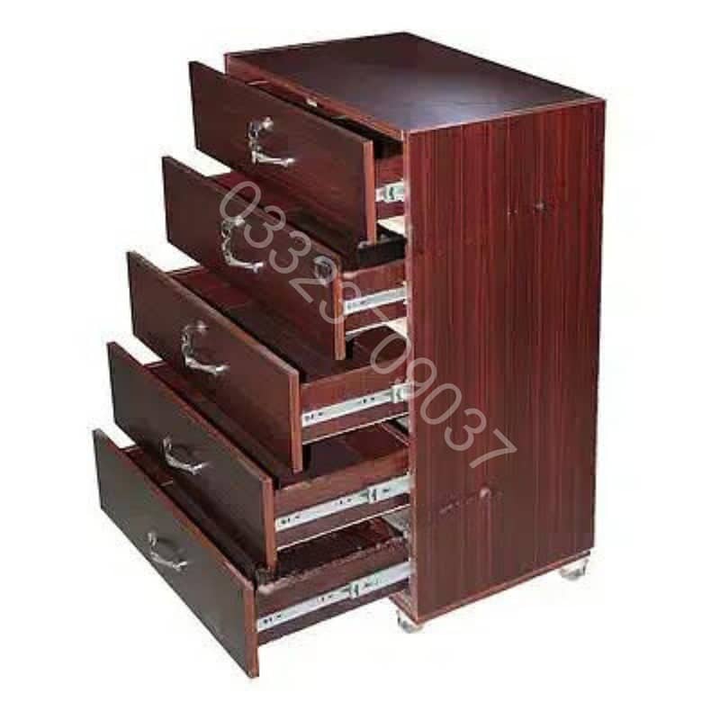 Wooden 5 Drawers Chester Table, cabinet, Cupboard, safe 0