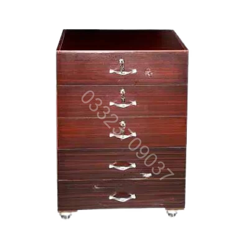 Wooden 5 Drawers Chester Table, cabinet, Cupboard, safe 1