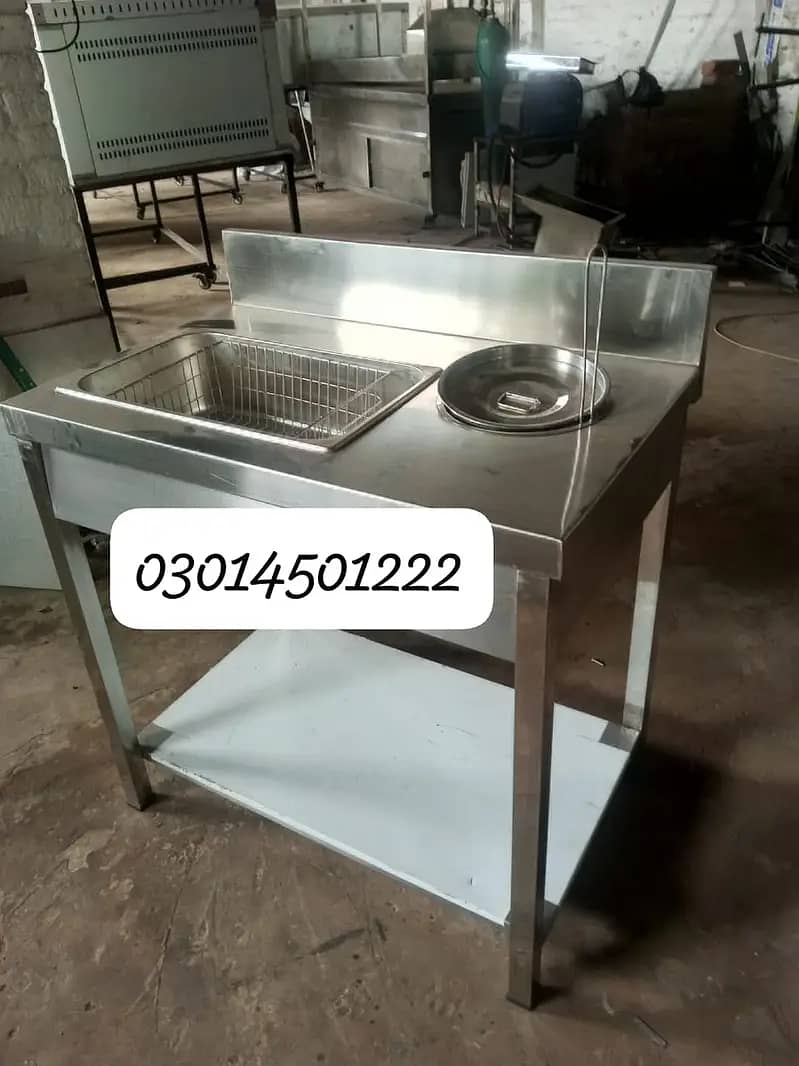 shawarma counter, burger counter, 6 foot ,hot plate 4