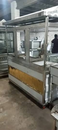 shawarma counter, burger counter, 6 foot ,hot plate