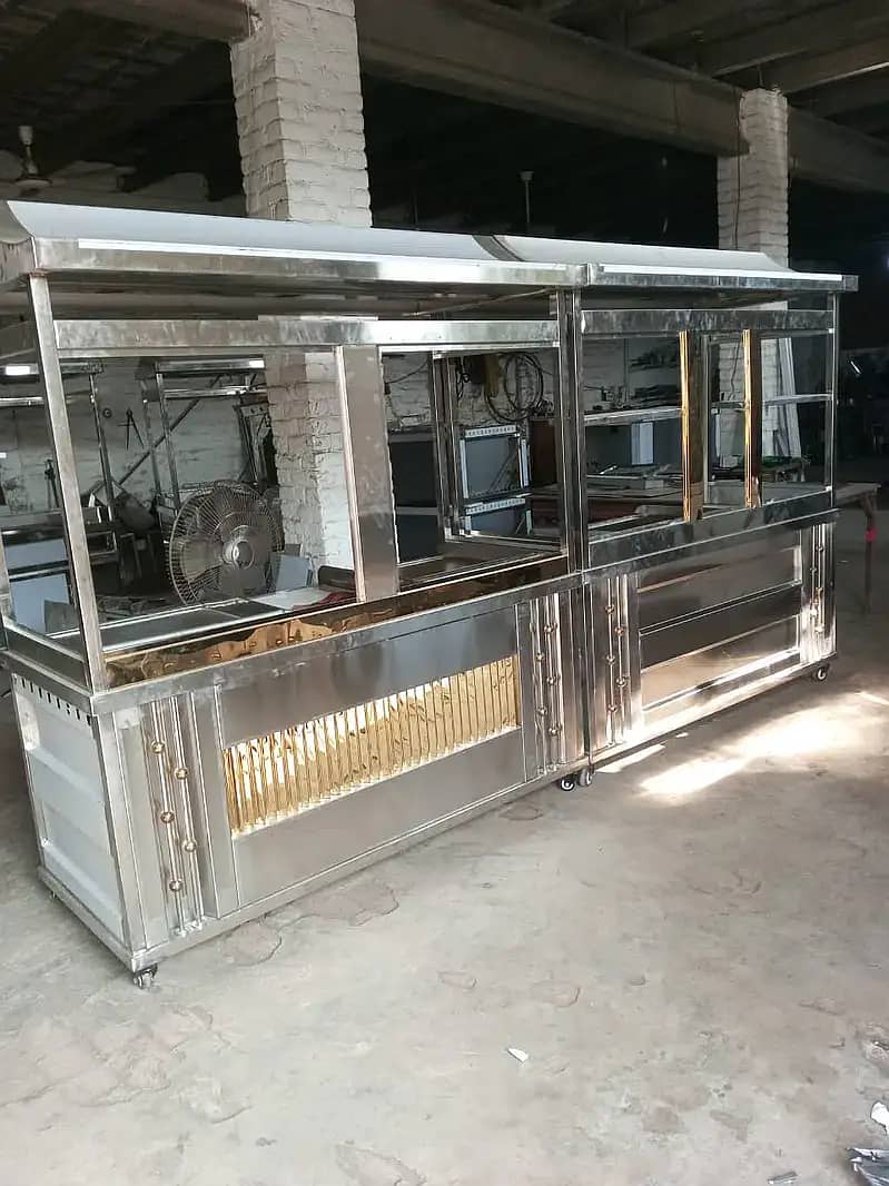 shawarma counter, burger counter, 6 foot ,hot plate 13