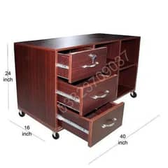 Wooden 3 drawer table to use at home or office