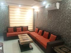 2 BED ROOMS FULLY LUXURY AND FULLY FURNISH IDEAL LOCATION EXCELLENT FLAT FOR RENT IN BAHRIA TOWN LAHORE