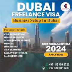 UAE Work Visa - 2 Year Freelance Visa - Partner Visa  - Dubai Visa