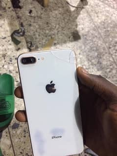 iPhone 8plus non pta Jv back Damage screen ma bhe Ek damage line ha