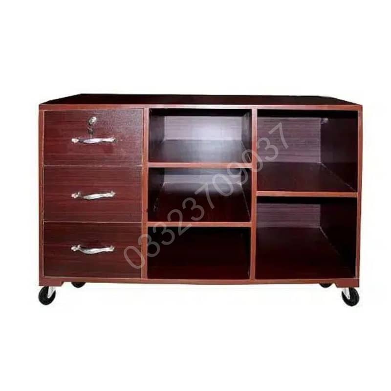 wooden 3 drawer table cabinet for home or office use 2