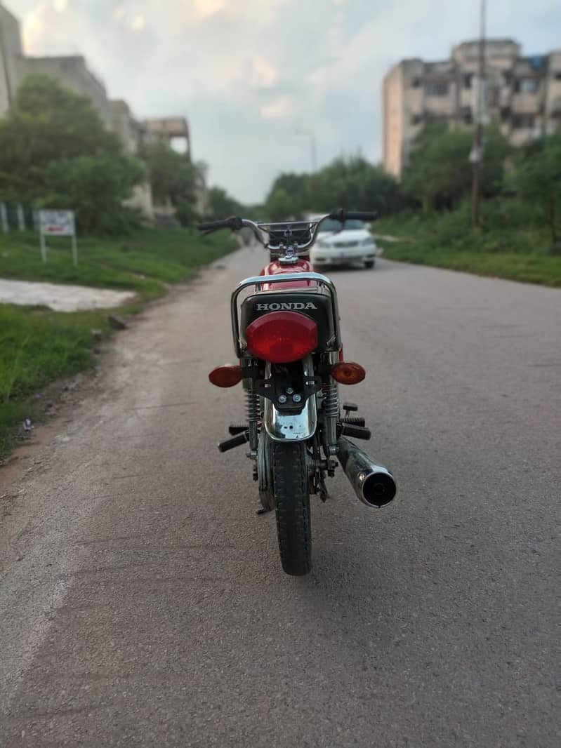 HONDA CG 125 ISLAMABAD NUMBER 2023 MODEL 2