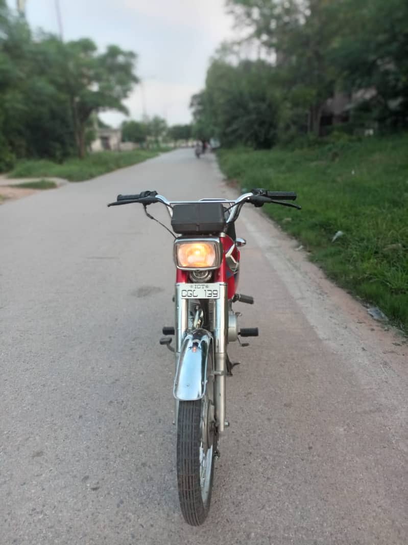 HONDA CG 125 ISLAMABAD NUMBER 2023 MODEL 3