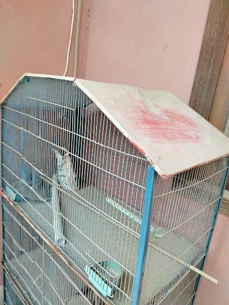 Birds cage 5 portion and a wooden cage for sell 2