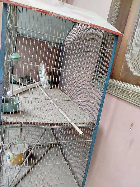 Birds cage 5 portion and a wooden cage for sell 3