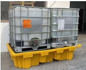 Secondary spill containment, drum pallet, spill pallets, IBC Pallet 19