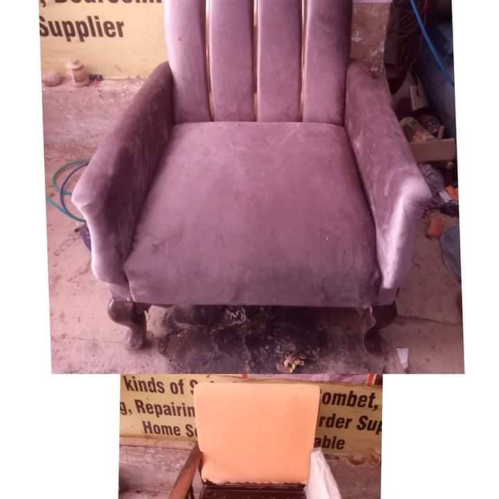 Sofa repair - Fabric change - Repairing seat repair -Furniture polise 3