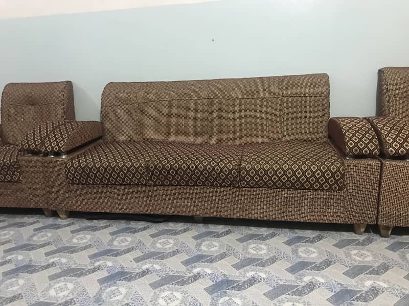 7 Seater sofa set in good condition 1