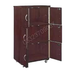 Wooden 4x2 feet 6 door kitchen cabinet, Cupboard, wardrobe