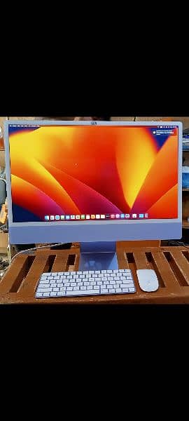 Apple iMac M1 2021 24" 16GB 2TB Purple Color With Box A2438 9