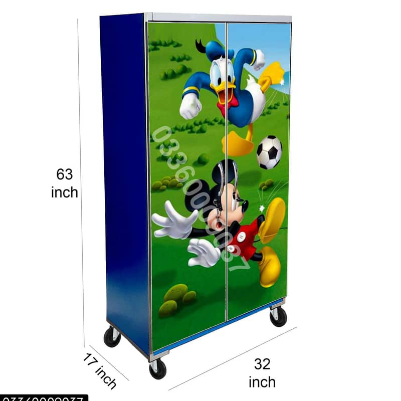 5x3 feet Carton Theme cupboards in different Designs 3