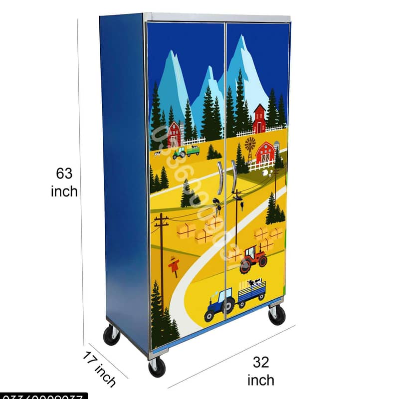 5x3 feet Carton Theme cupboards in different Designs 6