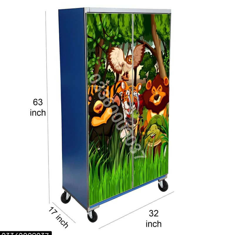 5x3 feet Carton Theme cupboards in different Designs 10