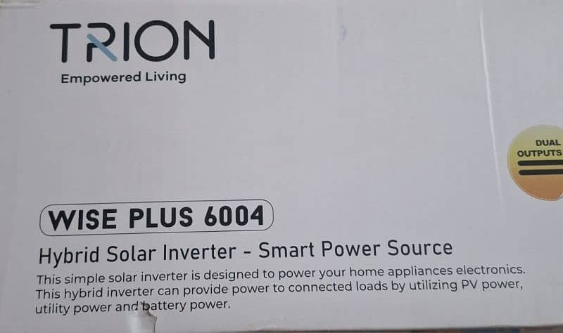 Trion Wise plus 6004 6kw inveter 3