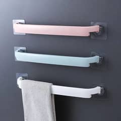 3 Pcs – Towel Rack Hanging Rag Pole Bathroom Slipper Hanger