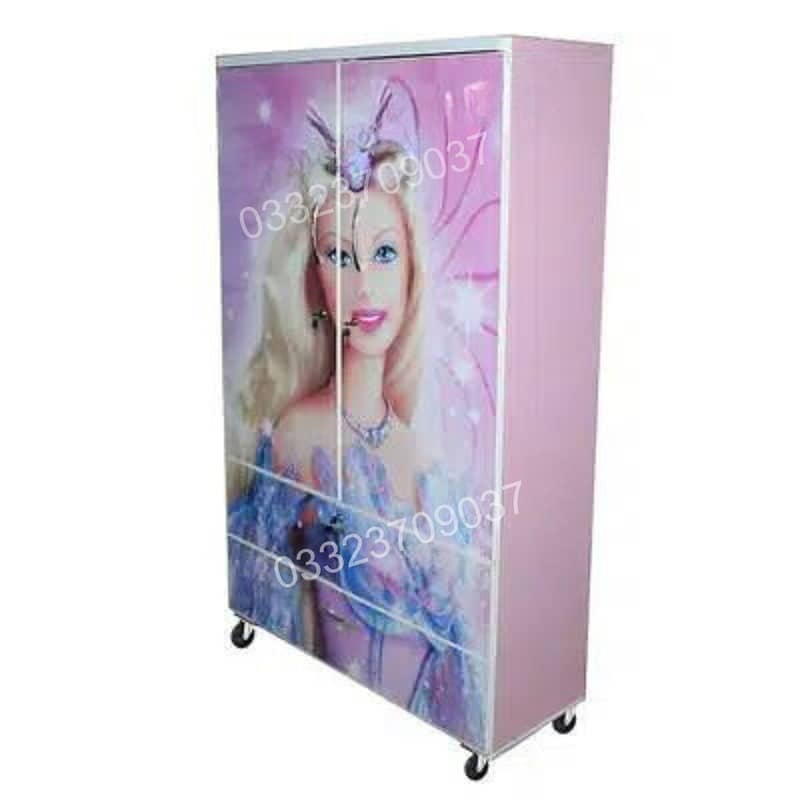 6x4 Feet Wooden Sheet Cupboard with two drawer Frozen Theme , Wardrobe 6