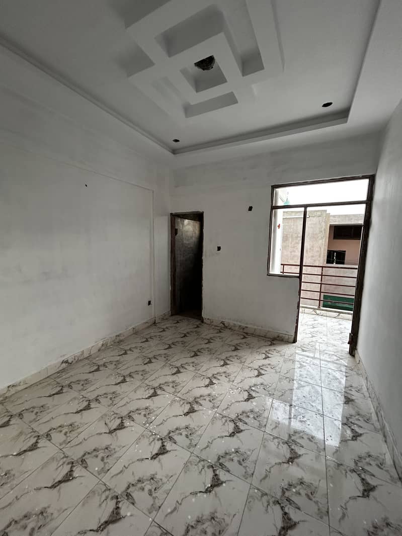 2 Bed Lounge West Open Flat For Sale In Karachi University Employees CHS 2