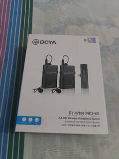 Boya Wireless Microphone BY-WM4 Pro-K6 for Type C devices 0