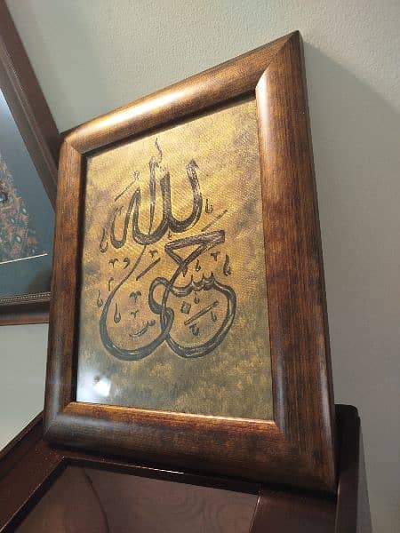 calligraphy painting with frame 5