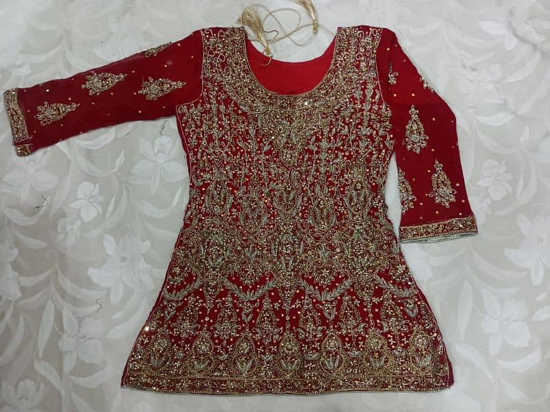 Red bridal lehenga (only one day wearing) 0