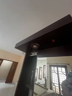 room sliding rack with standing mirror