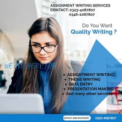 Assignment writing services