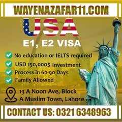 USA E1, E2 Visa