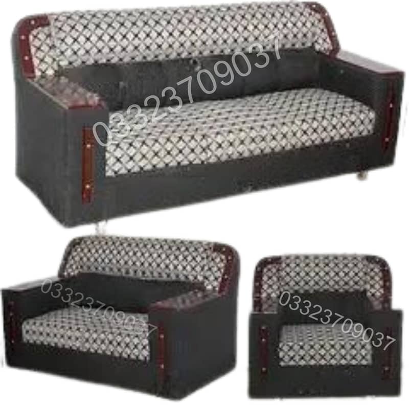 6 seater Poshish Sofa set 2 year warrenty, bed furniture cupboard 0