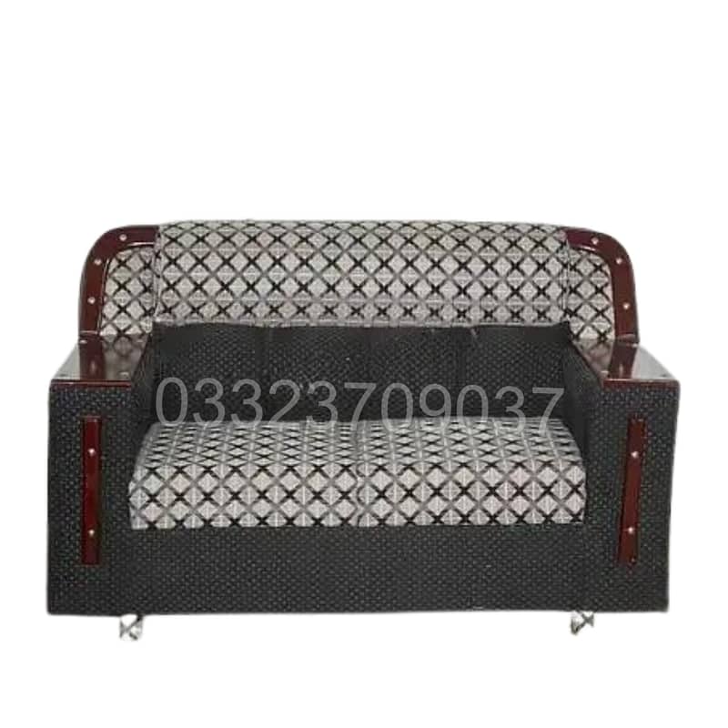 6 seater Poshish Sofa set 2 year warrenty, bed furniture cupboard 1