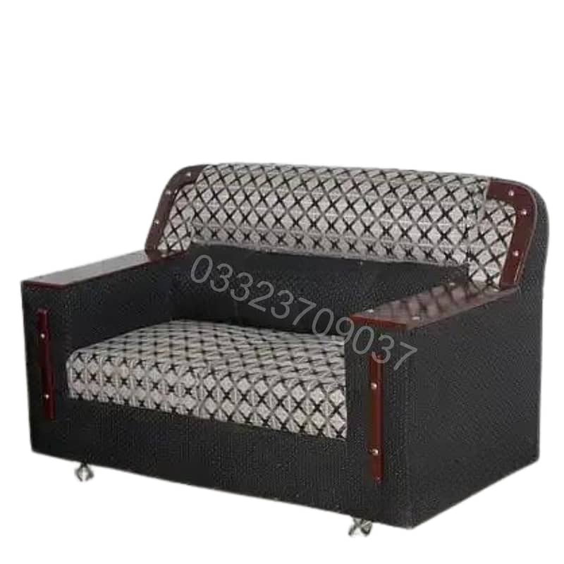 6 seater Poshish Sofa set 2 year warrenty, bed furniture cupboard 2