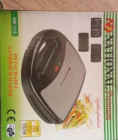 National Detachable Sandwich maker (new)