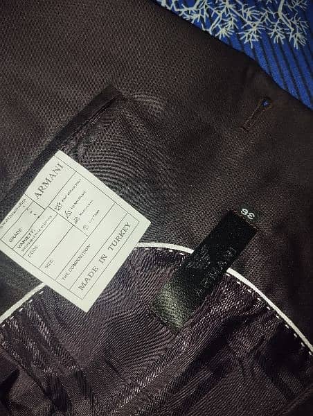 Men's two piece coat pant by Armani brand Turkey. 9