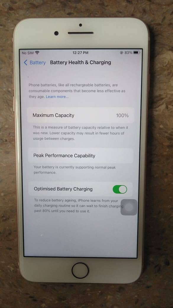 Iphone 8 plus 256GB Non PTA Proved 10/10 condition 7