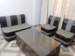 Sofa set with table