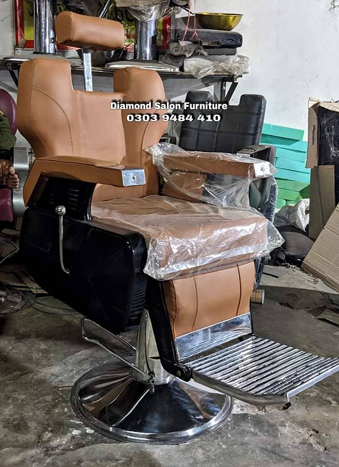 Saloon Chair/Parlour Chair/Facial Bed/Shampoo Unit/Pedicure/Trolley 5