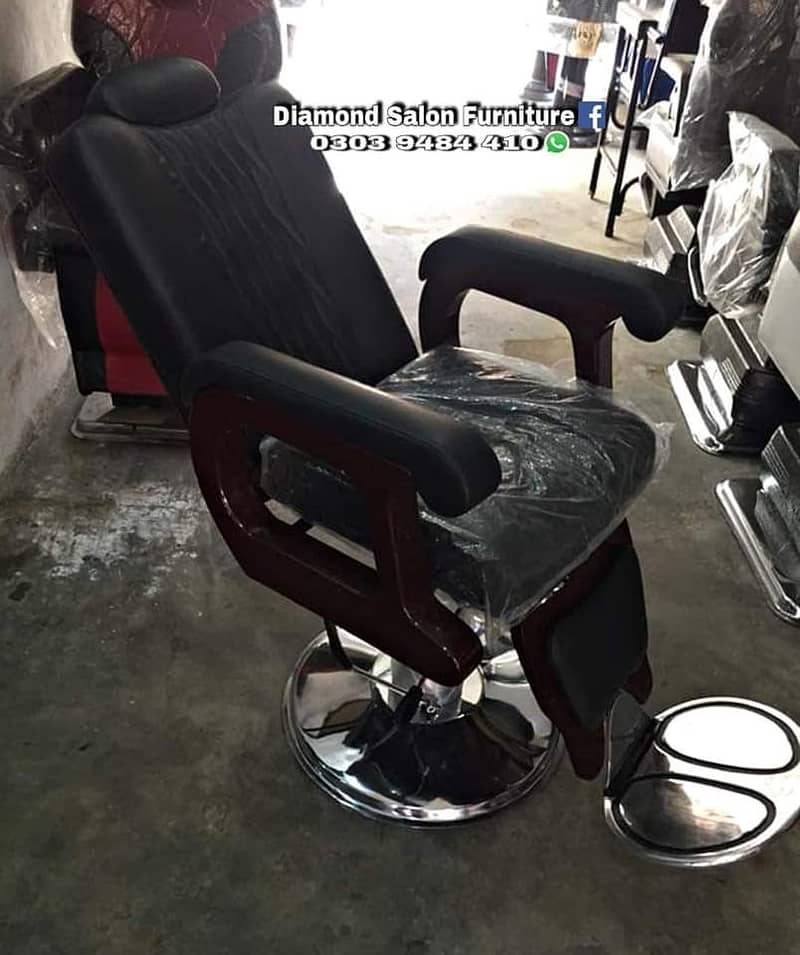 Saloon Chair/Parlour Chair/Facial Bed/Shampoo Unit/Pedicure/Trolley 7