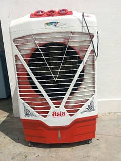 Asia room cooler plastic body good condition for cell in hasan abdal