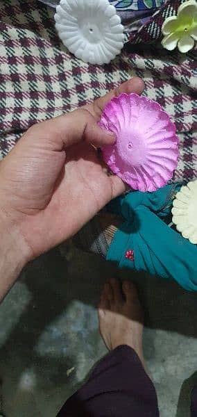 Artificial single flower making 2