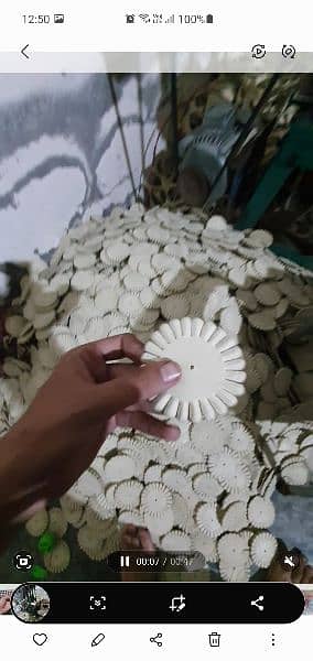 Artificial single flower making 5