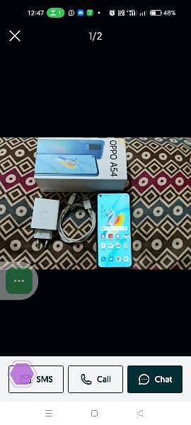 OPPO A54 COMPLETE BOX WITH ORIGINAL CHARGER 128GB MEMORY 10/10 LUSH 1