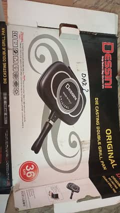 Dessini double grill non-stick pan (new)