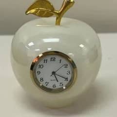 Handcraft & showpiece marble Apple clock